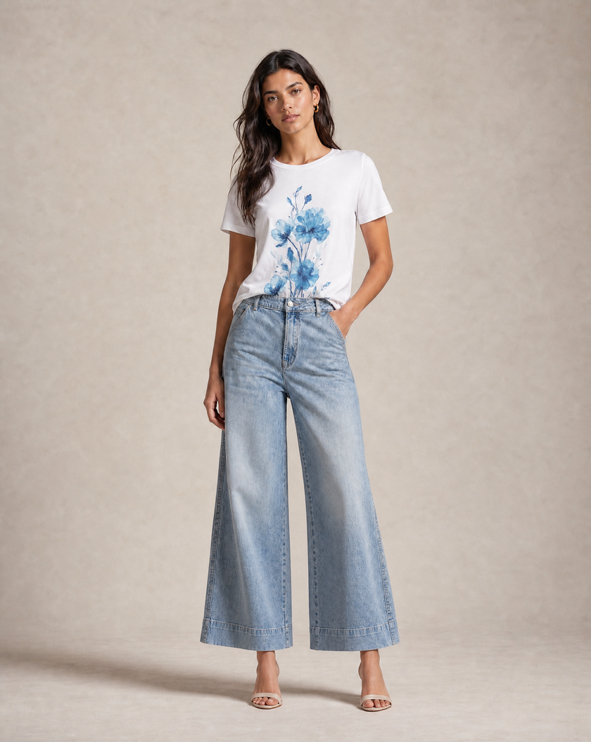 BlueBloom Tee