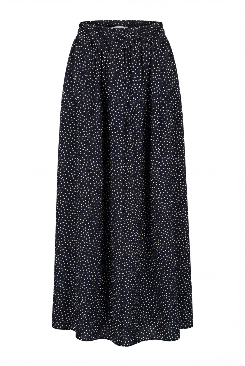Polka Dot Maxi Skirt