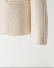 100% Wool Coat - Ivory