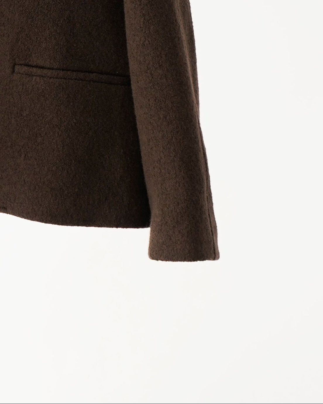 100% Wool Coat - Brown