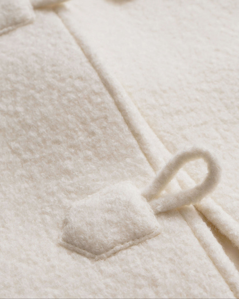100% Wool Coat - Ivory