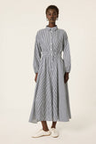 Strip Poplin Shirt Dress