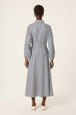 Strip Poplin Shirt Dress