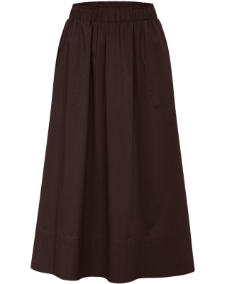 Vilma Midi Skirt - Brown