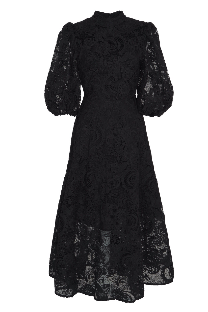 Blonde Maxikjole - Svart