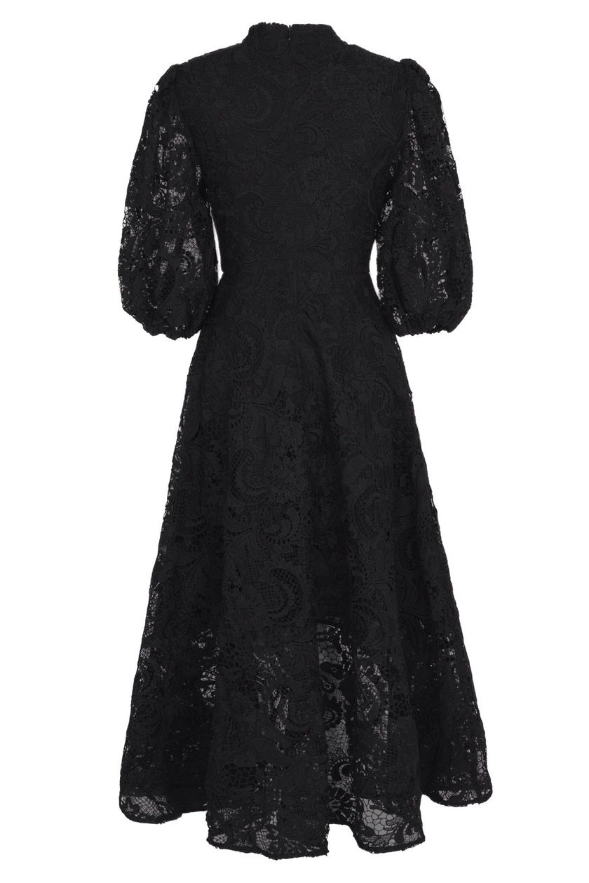 Blonde Maxikjole - Svart