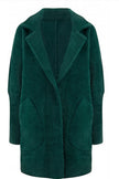 Alpaca Cardigan Green