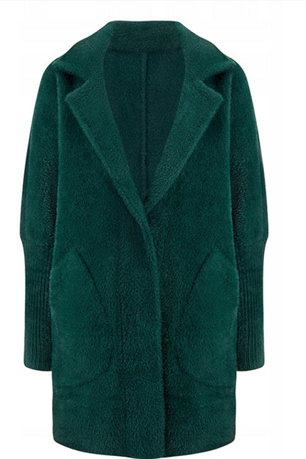 Alpaca Cardigan Green