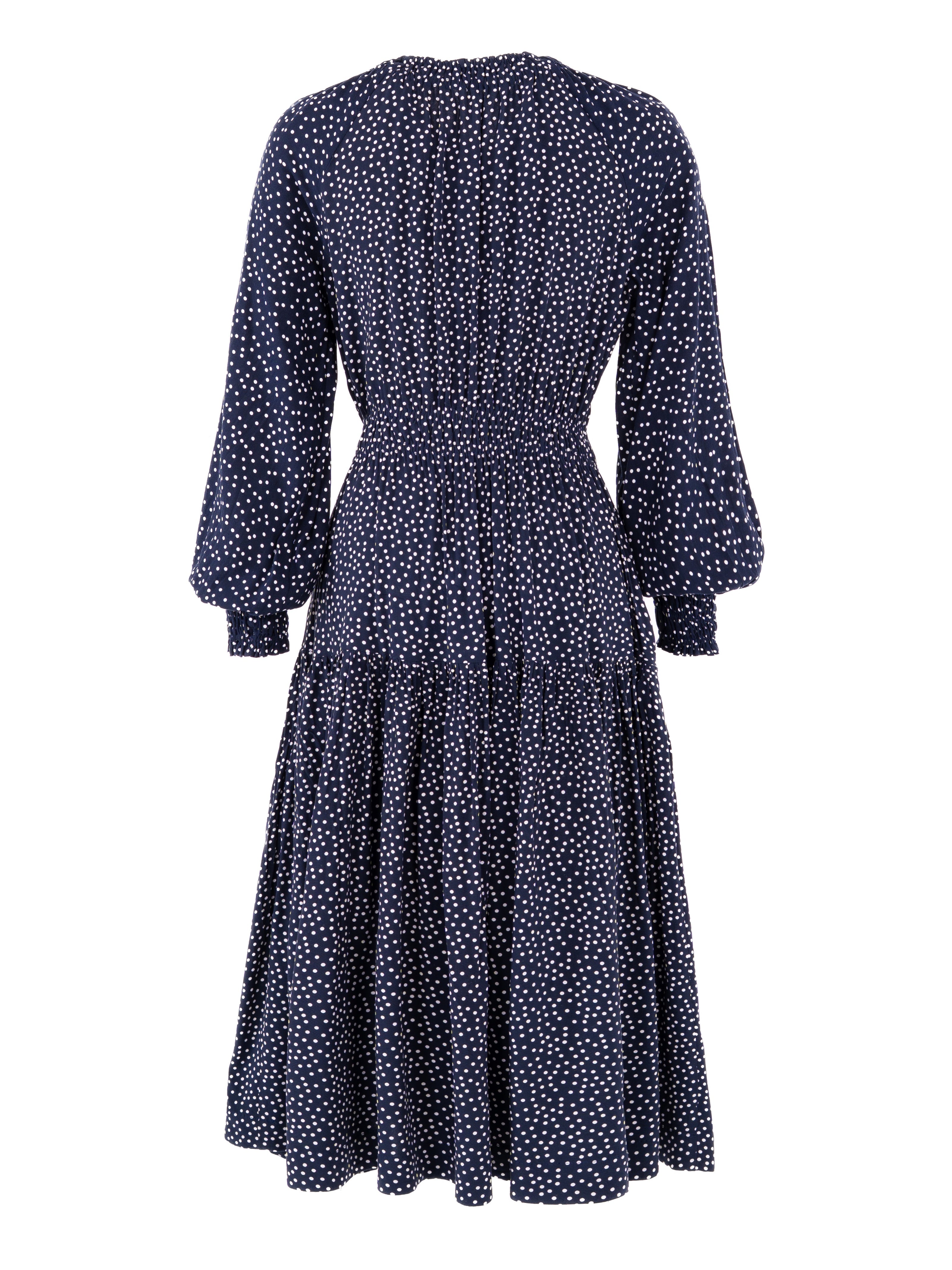 Ecovero Polka-Dot Midi Dress