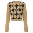 Wool-blend Cropped Sweater