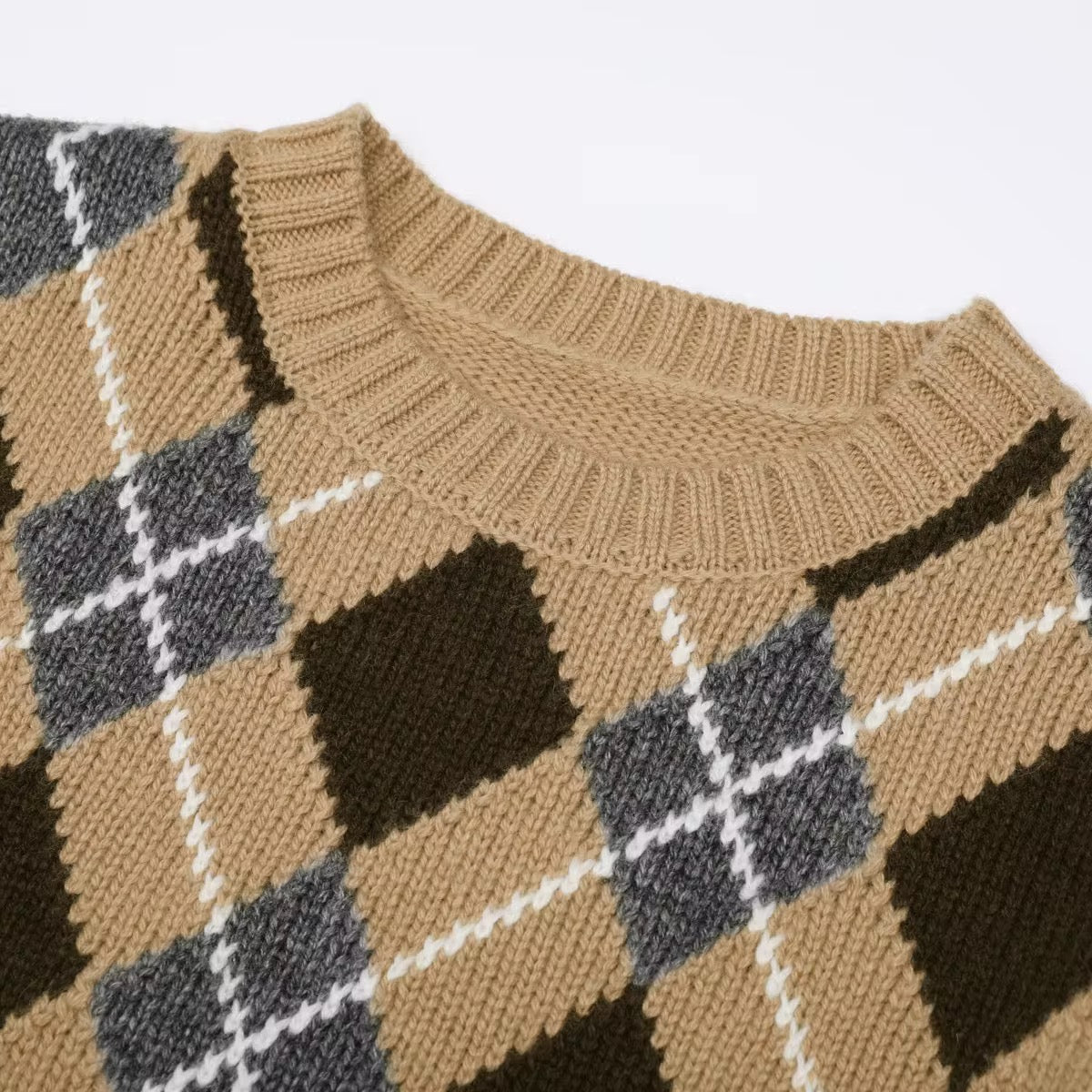 Wool-blend Cropped Sweater