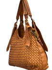 Soft Curve Hobo Bag -  Brown