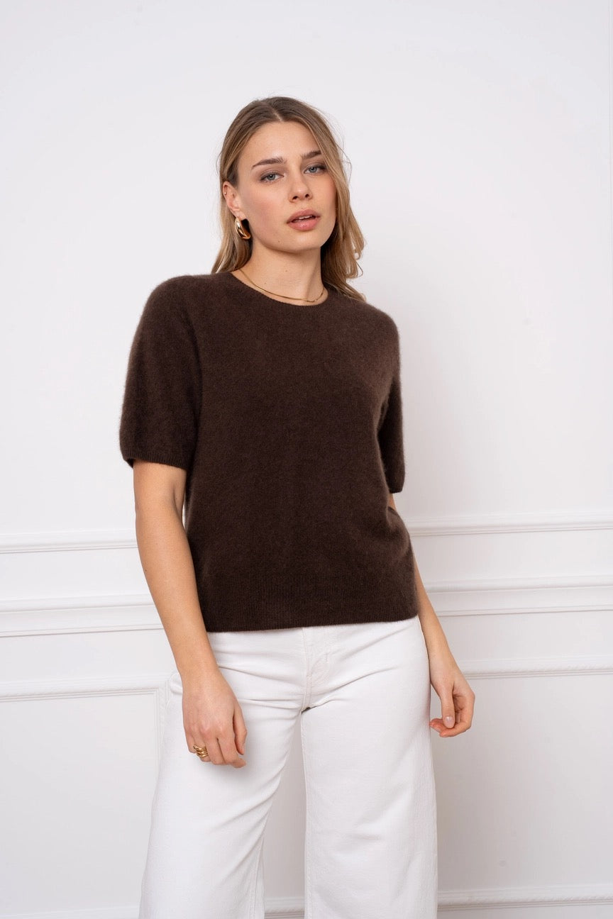 Brushed Sweater / Short Sleeve