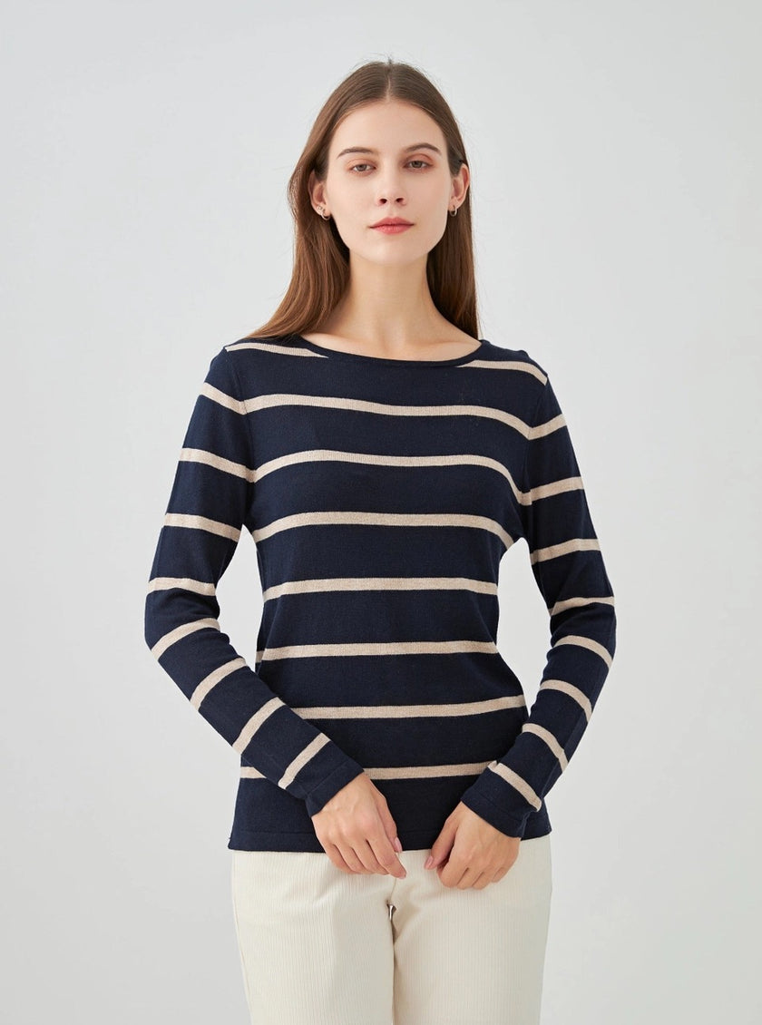 Silk & Cashmere Sailor Sweater