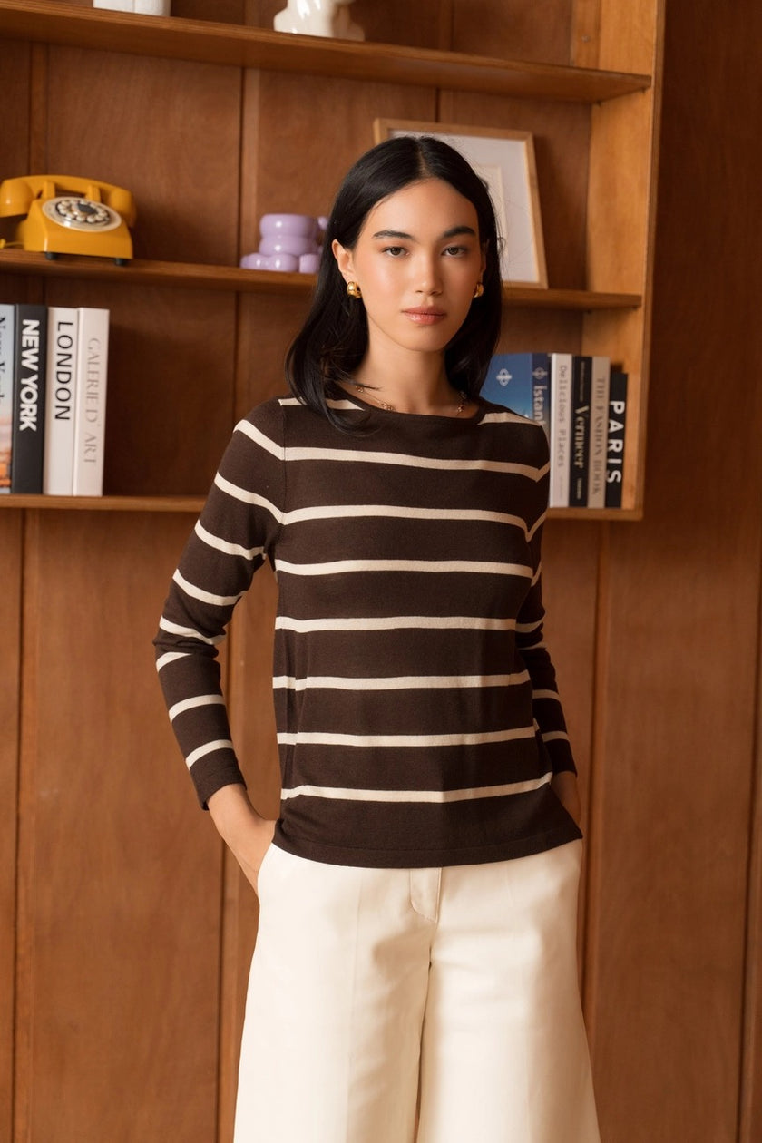 Silk & Cashmere Sailor Sweater