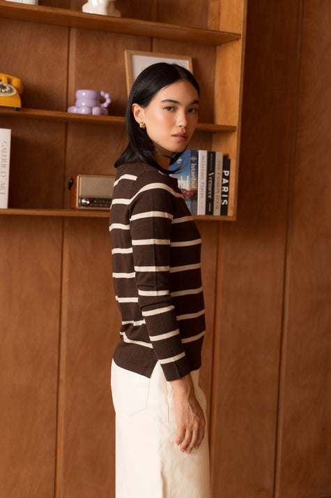 Silk & Cashmere Sailor Sweater