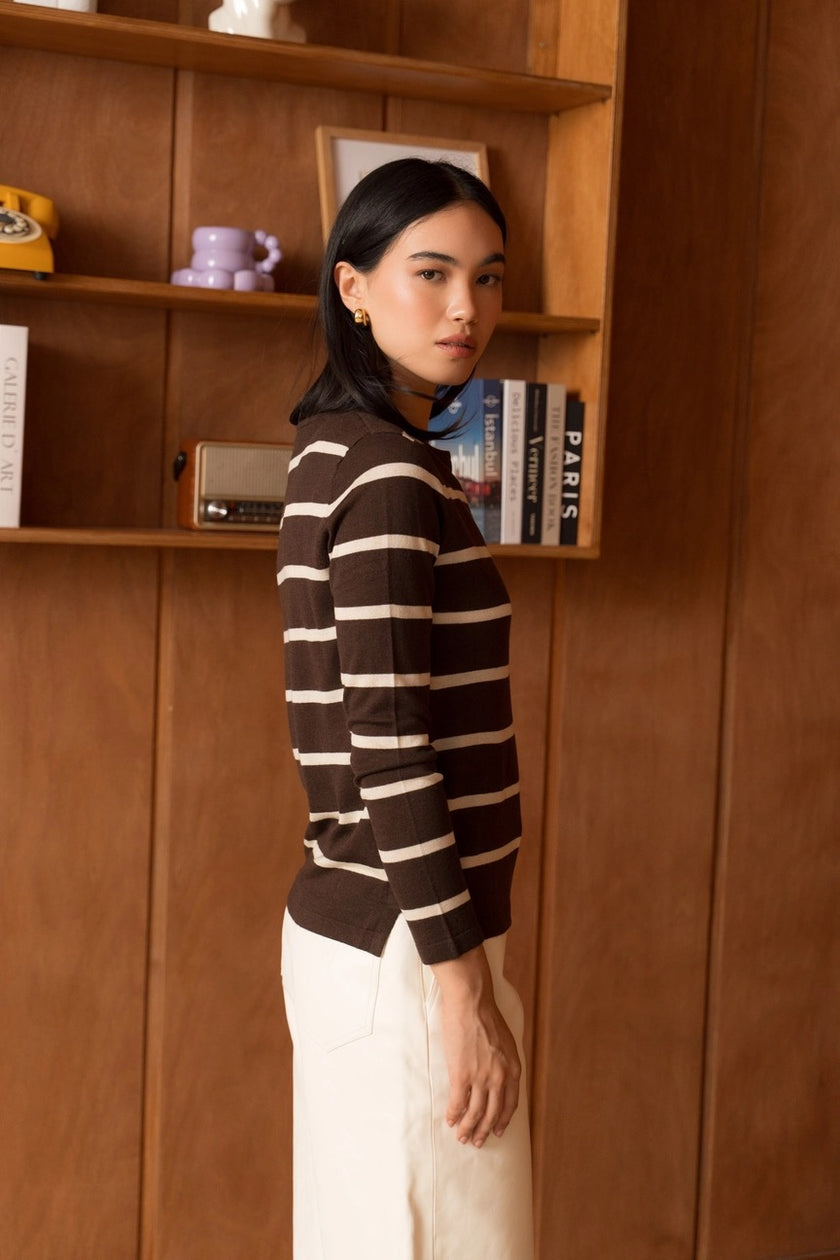 Silk & Cashmere Sailor Sweater
