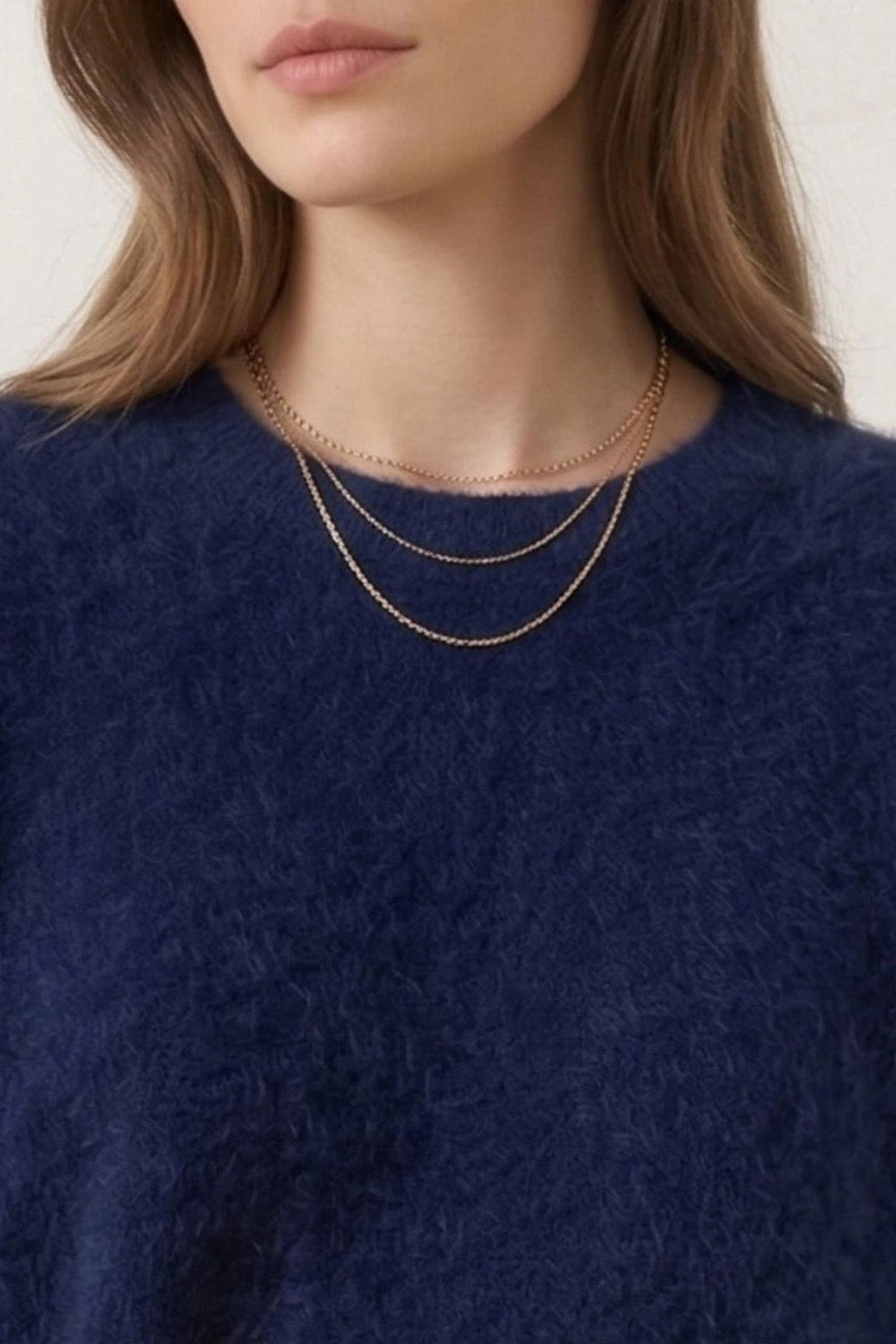 Brushed Sweater / Short Sleeve