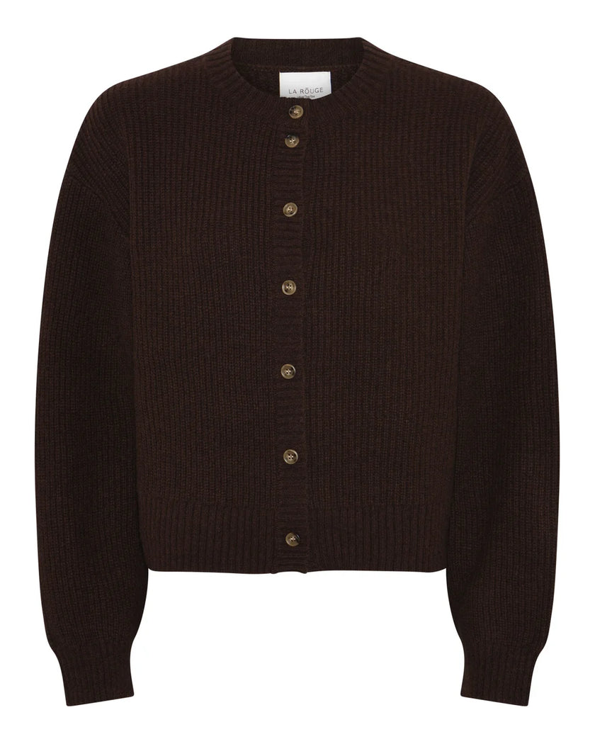 Sisse Cardigan - Dark Brown