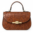 Shoulder Bag - Embossed Flowers