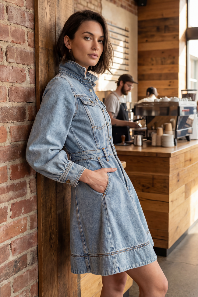 Denim Mini Dress