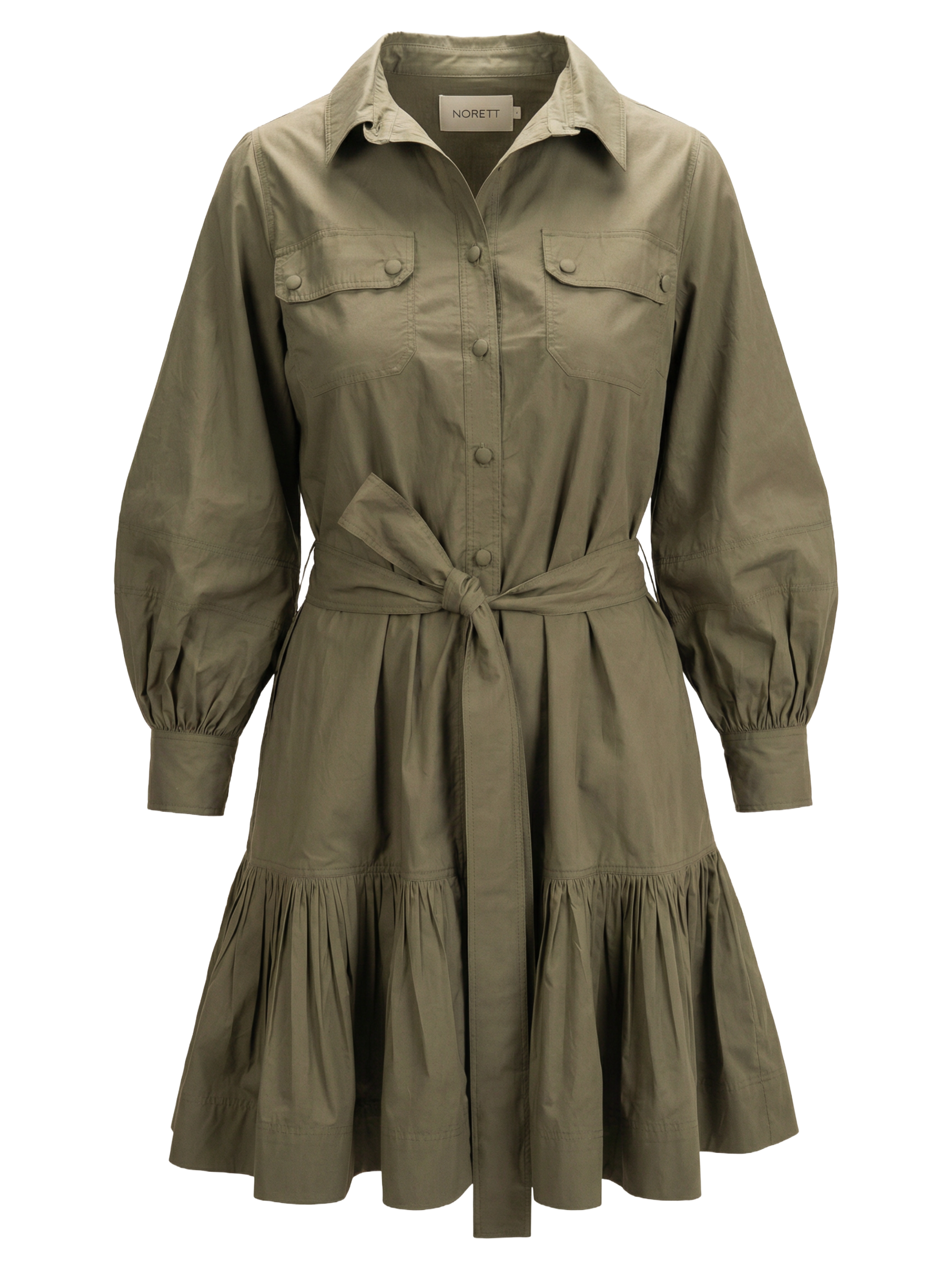Cotton Poplin Shirtdress