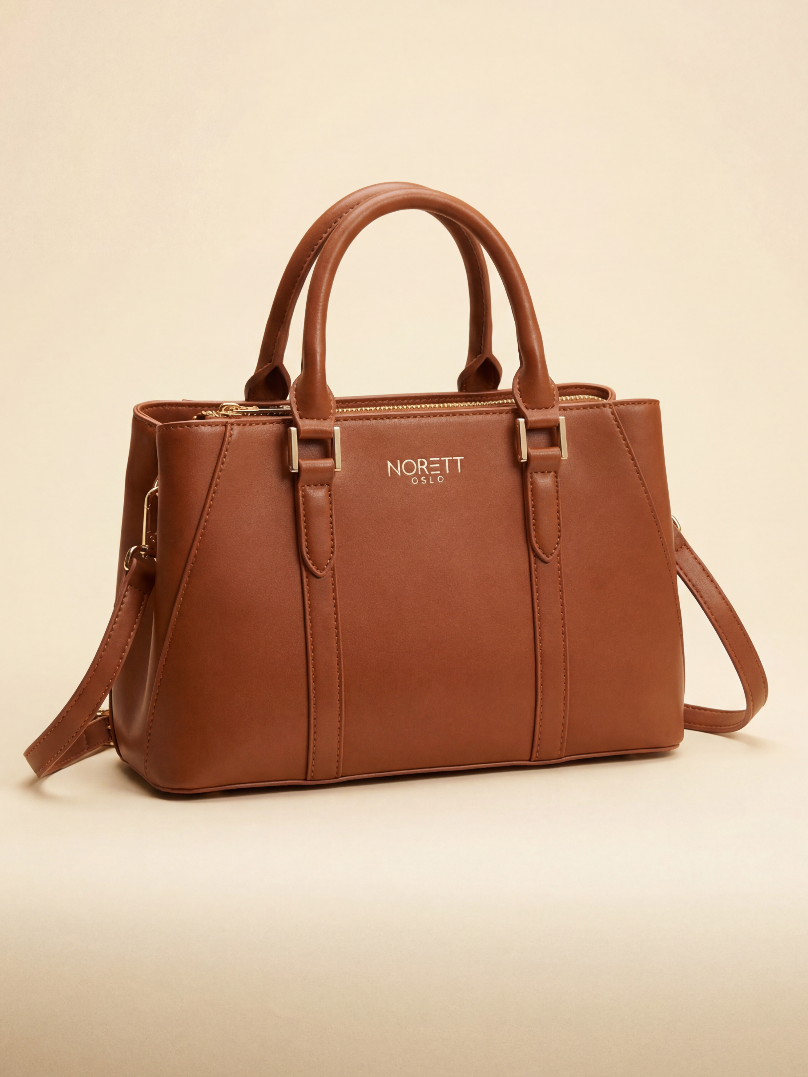Small Tote Bag - Brown