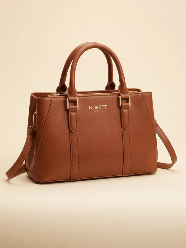Small Tote Bag - Brown
