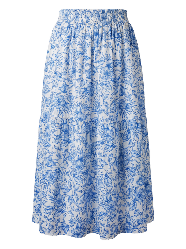Poplin Cotton Bloom Skirt
