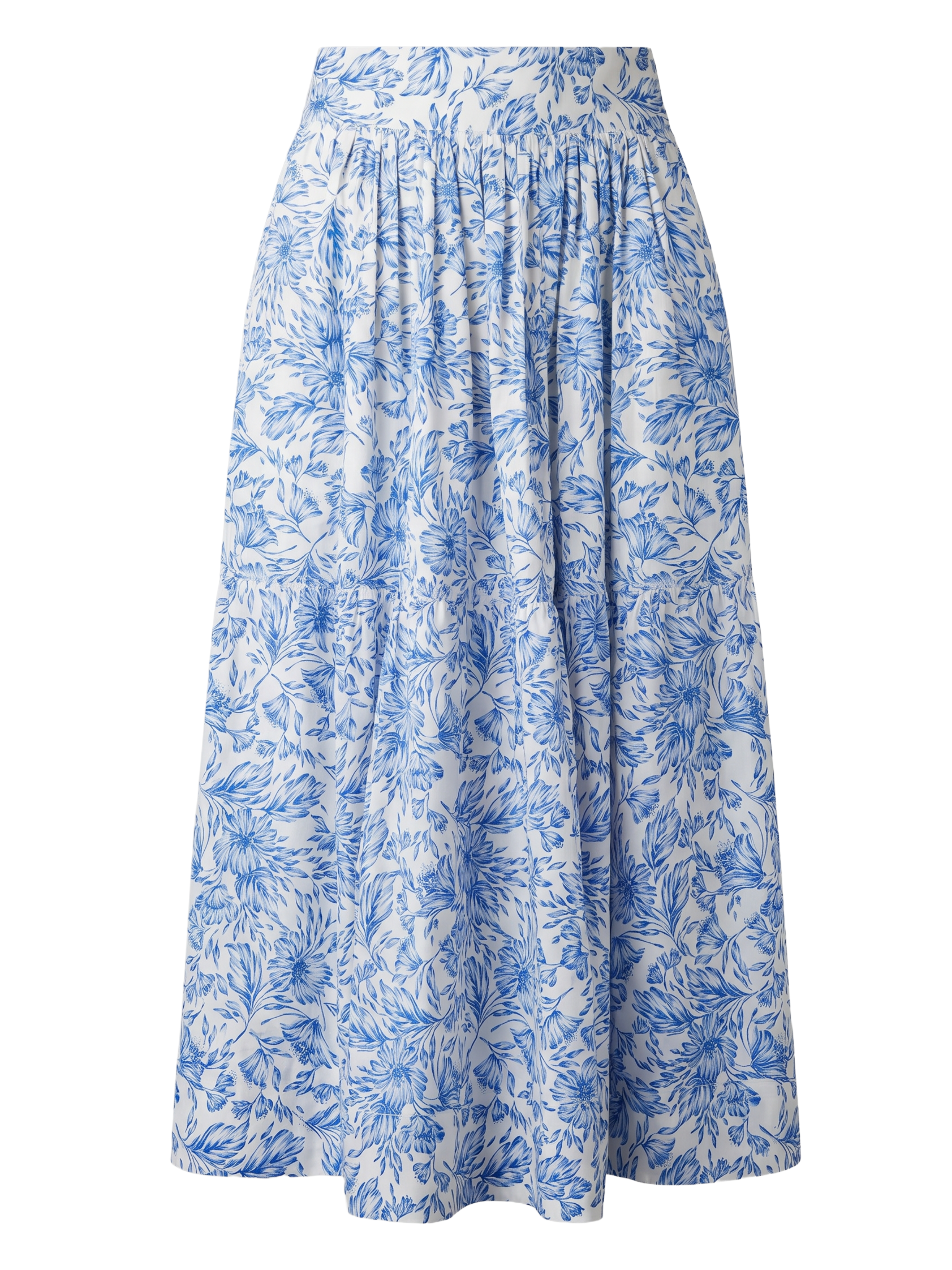 Poplin Cotton Bloom Skirt