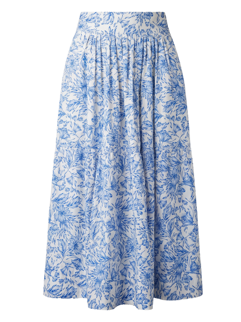 Poplin Cotton Bloom Skirt