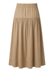 Poplin Cotton Midi Skirt