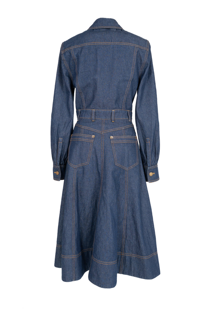 Denim Midi Dress