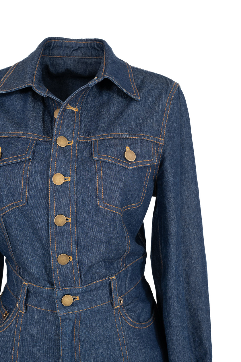 Denim Midi Dress