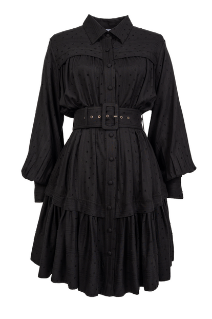 Rosé-Noir Mini Dress