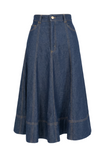 Denim Midi Skirt