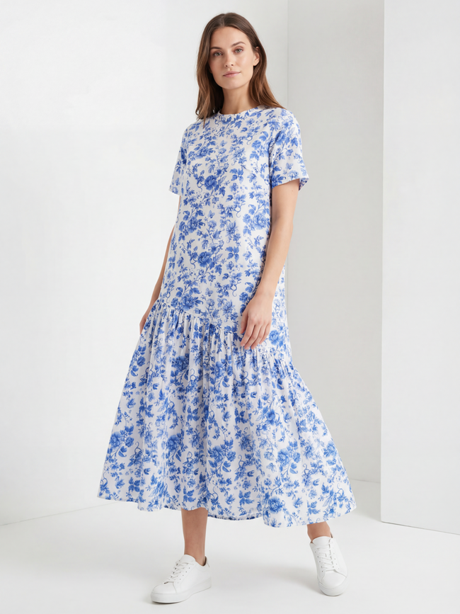 Monet Cotton-Jersey Dress