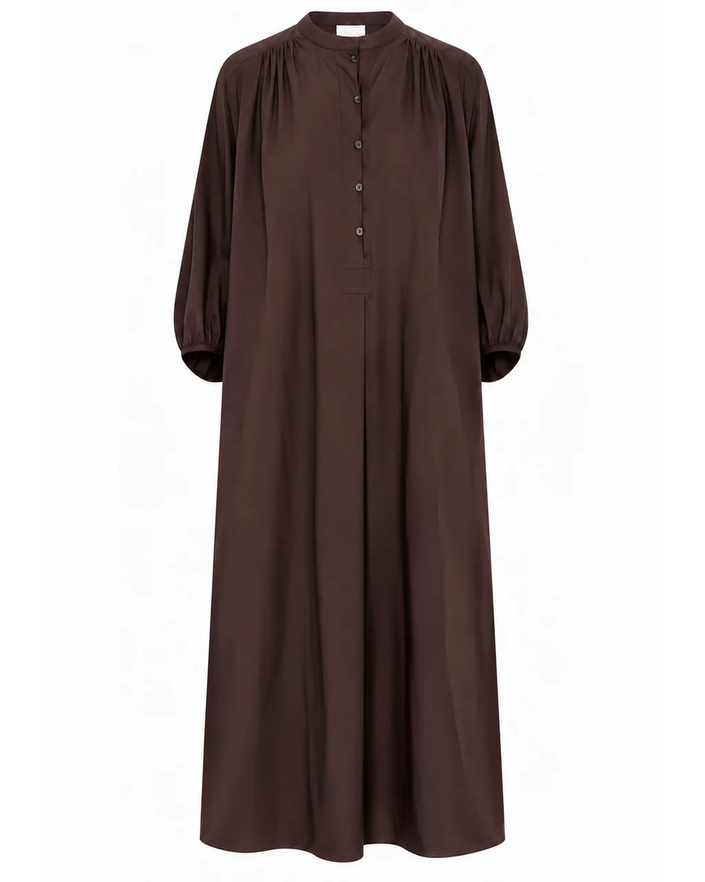 Vilma-Louise Shirt Dress - Dark Brown