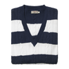 Striped knit sweater