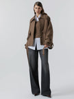 Claudia Trench Coat in Wool