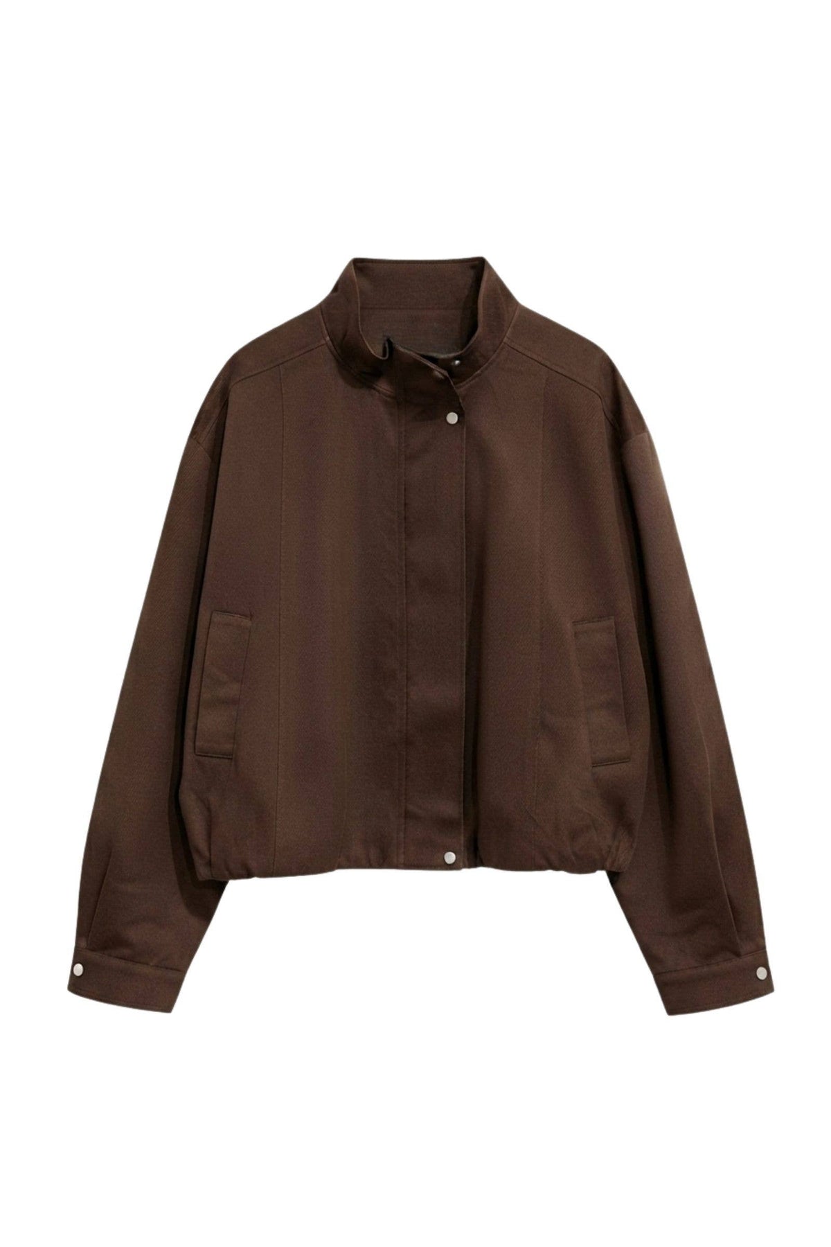 Cotton & lyocell bomber jacket