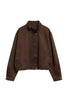 Cotton & lyocell bomber jacket