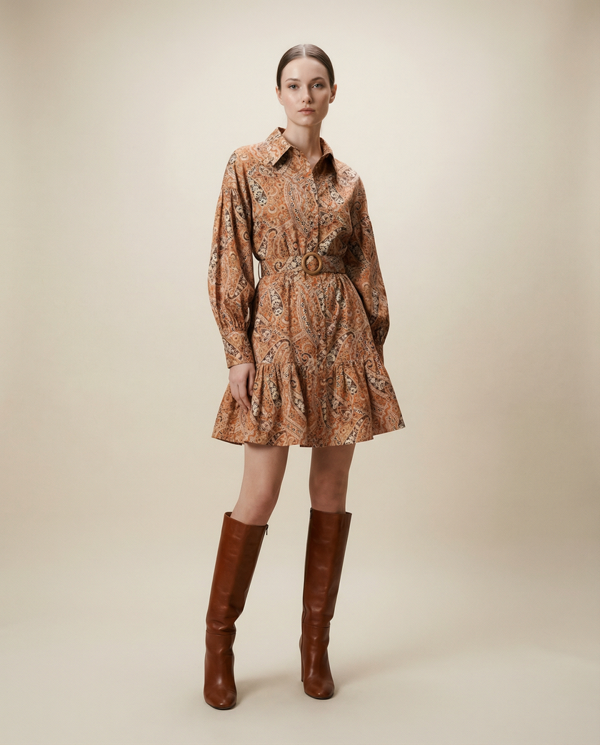 Paisley Cotton Dress