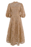 Lace Maxi Dress - Sand